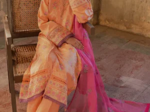 RajBari Summer Breeze 2-B Unstitched Lawn Suit - Image 2