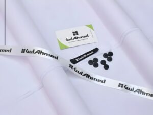 Gul Ahmed Premium White Suit Fabric - Image 1