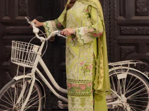 Parishay FS-01 Luxury Lawn Unstitched Suit - Image 4