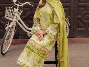 Parishay FS-01 Luxury Lawn Unstitched Suit - Image 3