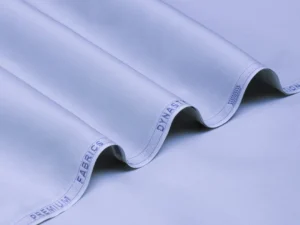 Dynasty Bold Sky Blue | Cotton Gents Fabric - Image 1