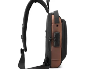 Men’s Sleek Anti-Theft PU Leather Crossbody Bag - Image 4