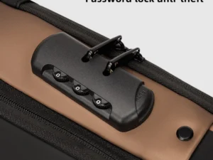 Men’s Sleek Anti-Theft PU Leather Crossbody Bag - Image 7