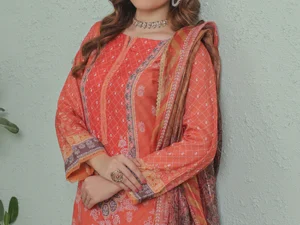 GF-04 Classic 3-Piece Unstitched Printed Lawn Suit – Summer 2025 - Image 4
