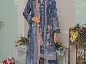 GF-05 Unstitched Lawn 3-Piece Suit – Classic Summer Collection 2025 - Image 1