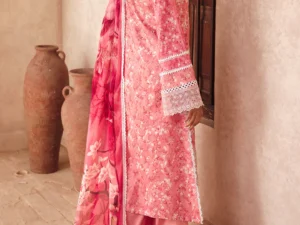 3735-MAYA Stitched Lawn Suit – Digital Printed 3-Piece - Image 4