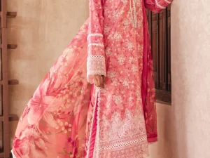 3735-MAYA Stitched Lawn Suit – Digital Printed 3-Piece - Image 3