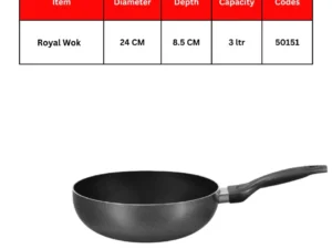 Royal Non-Stick Wok Pan - Image 2