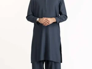 Gul Ahmed Gents Blue Suit - Image 3