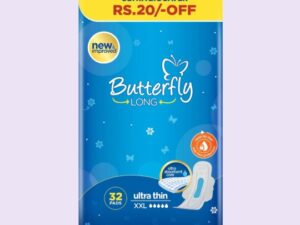 Butterfly Ultra Thin XXL Sanitary Pads - 32 Count - Image 2