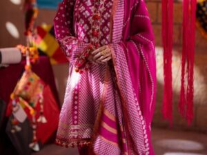 GulAhmed 3PC Lacquer Printed Lawn Suit – Unstitched Summer Lawn 2025 | Premium Fabric - Image 1