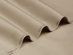 Dynasty Bold Khaki | Cotton Gents Fabric - Image 1
