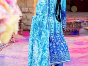 GulAhmed 3 Piece Unstitched Lacquer Printed Lawn Suit | Summer Collection 2025 - Image 4