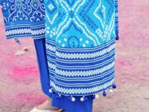 GulAhmed 3 Piece Unstitched Lacquer Printed Lawn Suit | Summer Collection 2025 - Image 3