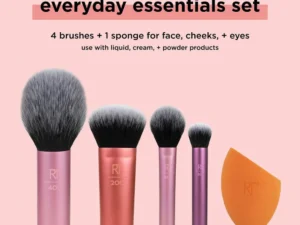 Real Techniques Everyday Essentials Brush & Sponge Set - Image 2