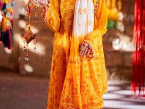 GulAhmed Unstitched Lacquer Printed Lawn Suit – 3PC Summer 2025 | Soft & Stylish Fabric - Image 1