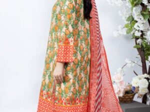 Gul Ahmed Regalia Printed Lawn Suit 3 Piece Unstitched – RGF-32034 | Summer 2025 Collection - Image 2