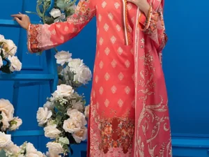 Gul Ahmed Regalia Printed Lawn 3 Piece Unstitched Suit – RGF-32037 - Image 1