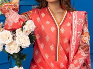 Gul Ahmed Regalia Printed Lawn 3 Piece Unstitched Suit – RGF-32037 - Image 2