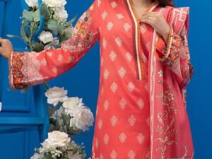 Gul Ahmed Regalia Printed Lawn 3 Piece Unstitched Suit – RGF-32037 - Image 3