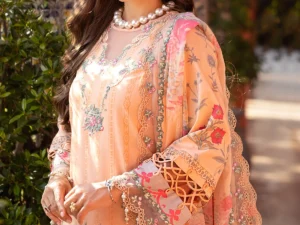 SN5-03 – 3-PC Unstitched Embroidered Lawn Suit for Women - Image 2