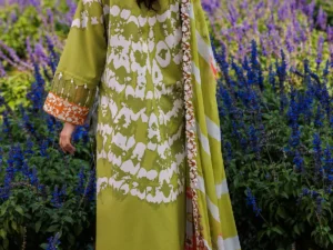 CC5-08 – 3-PC Unstitched Embroidered Lawn Suit | Elegant Summer Collection 2025 - Image 3