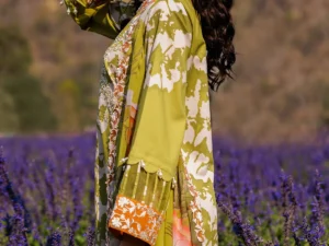 CC5-08 – 3-PC Unstitched Embroidered Lawn Suit | Elegant Summer Collection 2025 - Image 5
