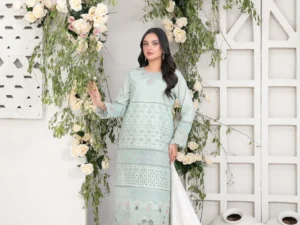 Tawakkal D-1238 Saija – Premium Embroidered Lawn Suit for Women - Image 1