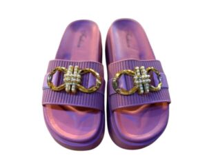 Ladies Purple Chappal – Elegant, Trendy & Comfortable - Image 1