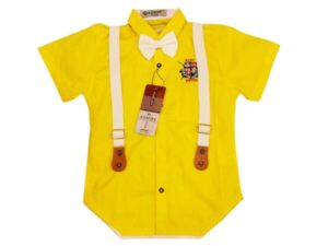Admire Kids Boys Yellow Shirt – Bright & Stylish - Image 1