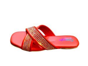 Google Baby Red Chappal – Soft, Durable & Stylish - Image 1