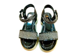 Fancy Black Baby Sandals – Elegant & Comfortable Baby Footwear - Image 2