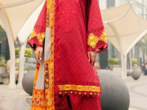 Charizma CIN5-02 – Infinity Embroidered Printed Lawn Suit - Image 1