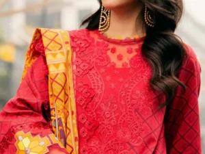 Charizma CIN5-02 – Infinity Embroidered Printed Lawn Suit - Image 2