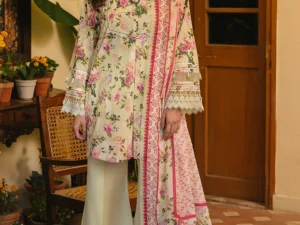 Gul Ahmed CL-52198 B – Tribute To Mother Unstitched Lawn 3PC Suit - Image 5