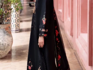 Charizma RM5-02 – 3-PC Unstitched Embroidered Lawn Suit - Image 4