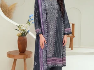 Limelight 2 Piece Unstitched Lawn Suit – Printed Summer Collection 2025 - Image 2