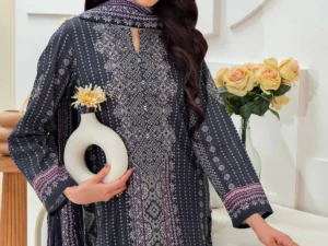 Limelight 2 Piece Unstitched Lawn Suit – Printed Summer Collection 2025 - Image 7