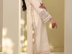 Zellbury 0282 – Women’s Embroidered Unstitched 3Pc Suit - Image 2