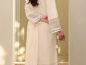 Zellbury 0282 – Women’s Embroidered Unstitched 3Pc Suit - Image 3