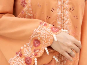 Zellbury 0289 – Embroidered Shirt Shalwar Dupatta Set (Unstitched) - Image 3