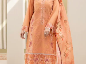 Zellbury 0289 – Embroidered Shirt Shalwar Dupatta Set (Unstitched) - Image 4