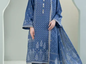 Zellbury 0337 – Women’s Unstitched 3Pc Suit - Image 1
