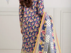 Zellbury 0569 – Unstitched Shirt Shalwar Dupatta 3Pc Set - Image 3