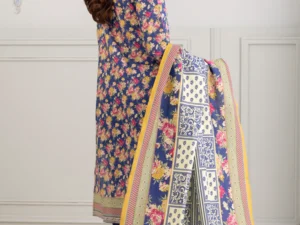 Zellbury 0569 – Unstitched Shirt Shalwar Dupatta 3Pc Set - Image 4