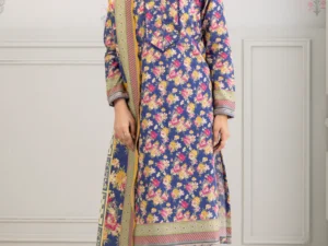 Zellbury 0569 – Unstitched Shirt Shalwar Dupatta 3Pc Set - Image 1