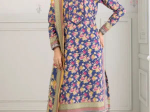 Zellbury 0569 – Unstitched Shirt Shalwar Dupatta 3Pc Set - Image 6