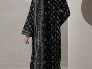 Zellbury Monochrome Unstitched Lawn 3Pc Suit – WUS25X30648 (Summer 2025) - Image 4
