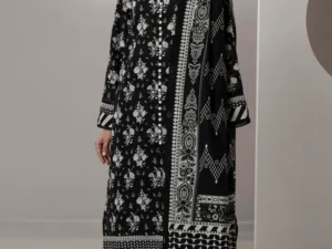 Zellbury 0657 – Women’s Unstitched 3Pc Suit - Image 1
