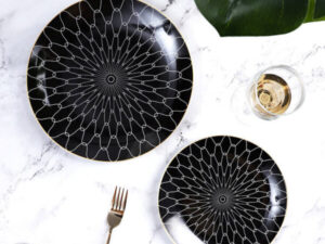 DYB 20.5cm Porcelain Dessert Plat set - Image 1